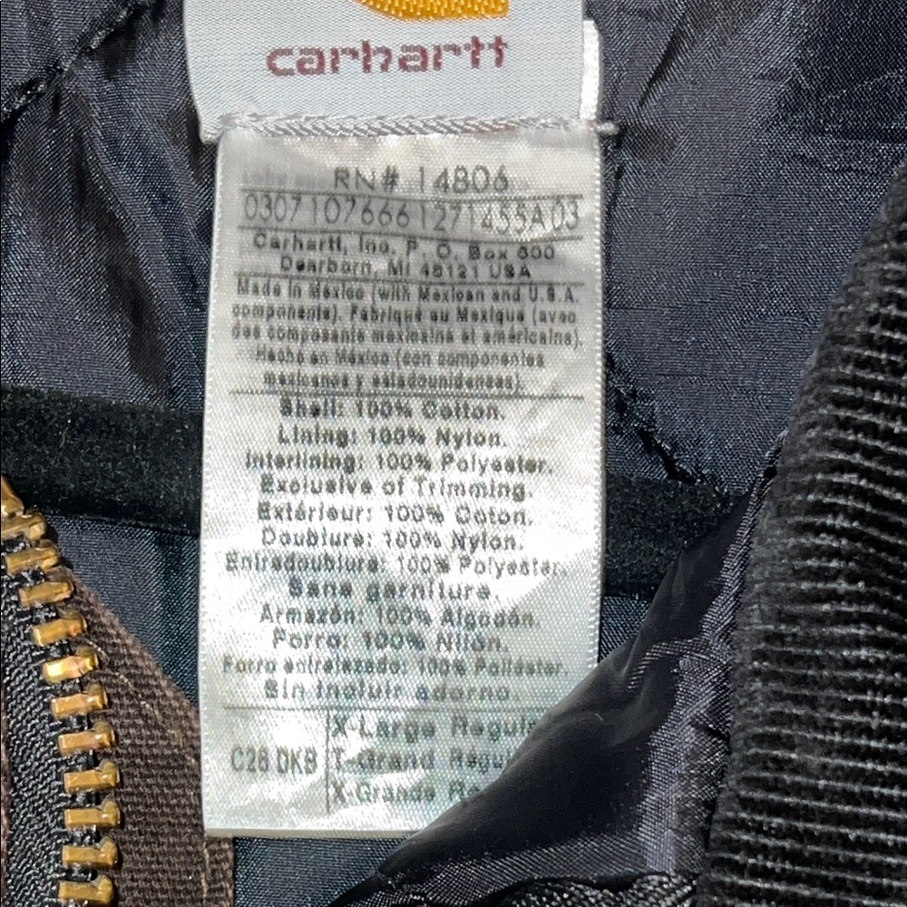 Carhartt Men's Field C26 Jacket Expresso XL - Picture 8 of 12